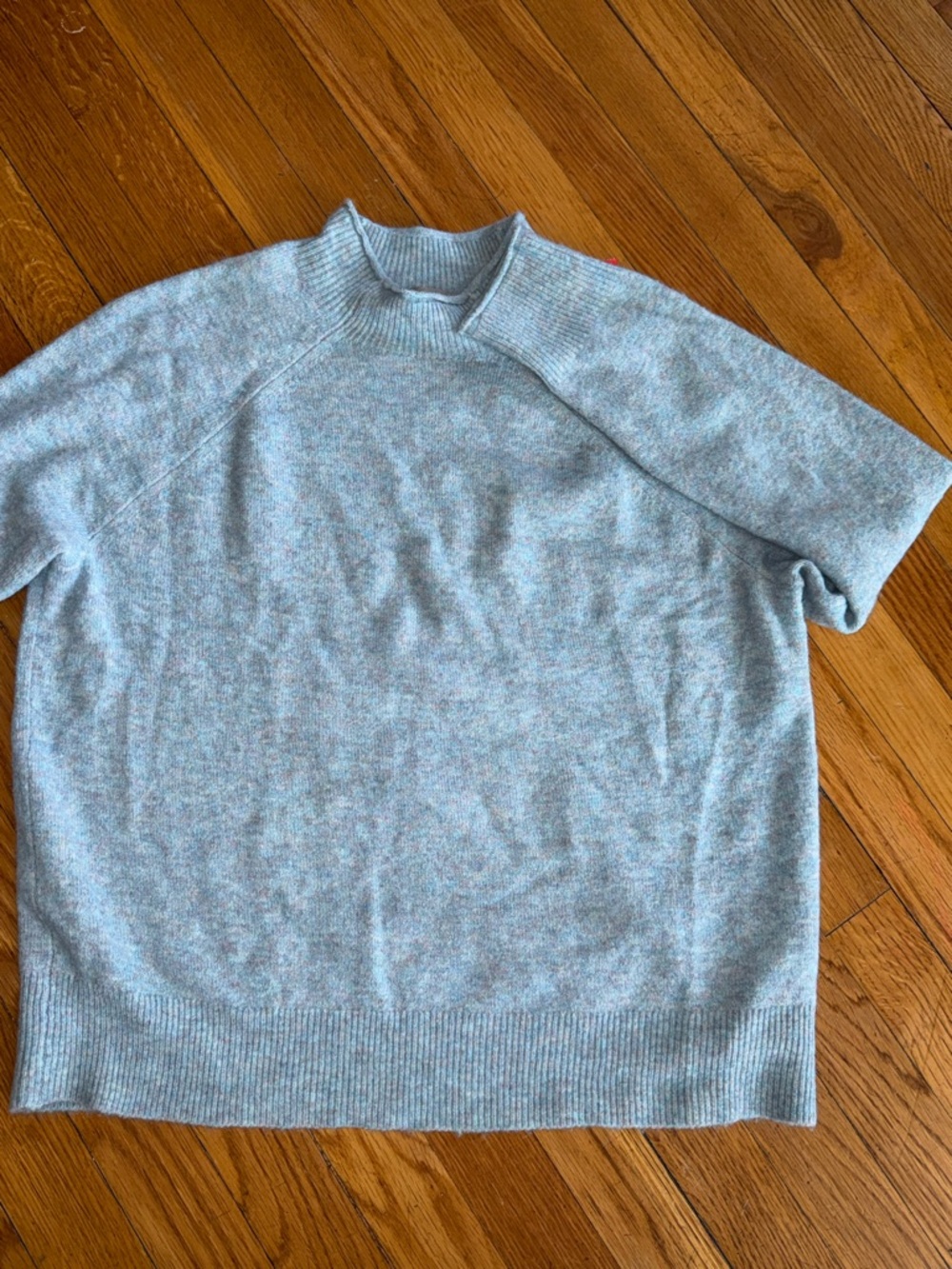 J. Crew Rollneck sweater in Supersoft yarn Blue Green Alpaca Merino Wool Medium - Picture 4 of 6